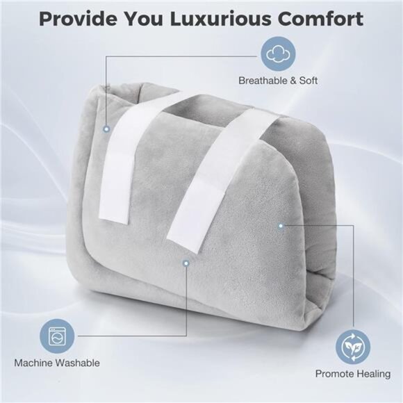 2 PCS Heel Protectors Cushion Pillows Heel Protector Pillow Off-Loading Heel - Picture 3 of 8